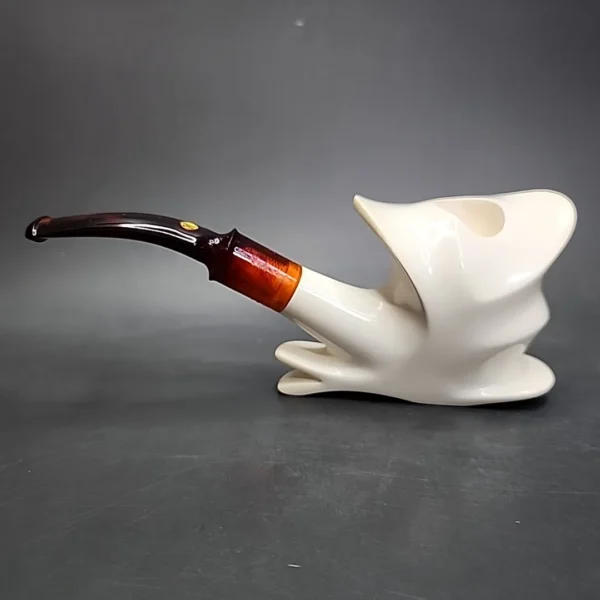 SMS Boot Estate Block Meerschaum Pipe, Unsmoked - Image 7