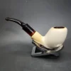 SMS Smooth Danish Egg Estate Block Meerschaum Pipe - Image 7
