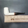 MBSD Meerschaum Deluxe Straight Billiard Block Meerschaum Pipe, Briar-Mortise - Image 9