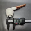 MBSD Meerschaum Deluxe Belge Block Meerschaum Pipe, Briar-Mortise - Image 10