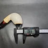 SMS Smooth Danish Egg Estate Block Meerschaum Pipe - Image 10