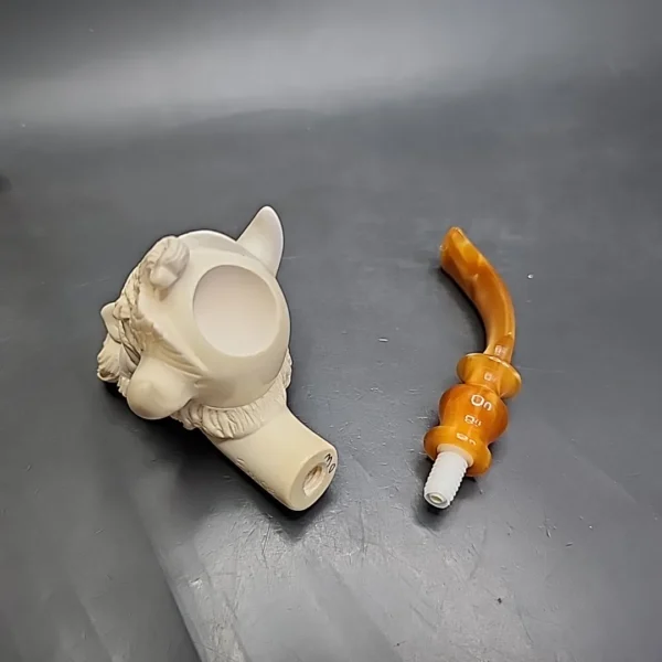 Paykoc Block Meerschaum Viking Estate Pipe, Unsmoked - Image 11