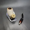 SMS Smooth Danish Egg Estate Block Meerschaum Pipe - Image 11