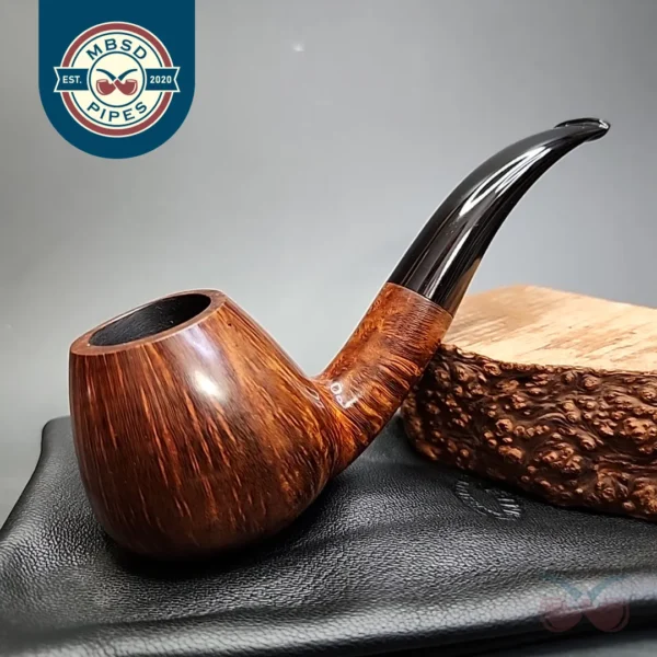S Bang Pre-1984 Smooth Brandy Estate Briar Pipe, Danish Estates