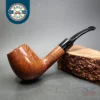 Gigi Novecento 780 Smooth Bent Brandy Estate Briar Pipe, Unsmoked, 9mm