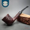 Sasieni 4 Dot Ruff Root Dark Sandblasted Dublin Estate Briar Pipe, French Estates