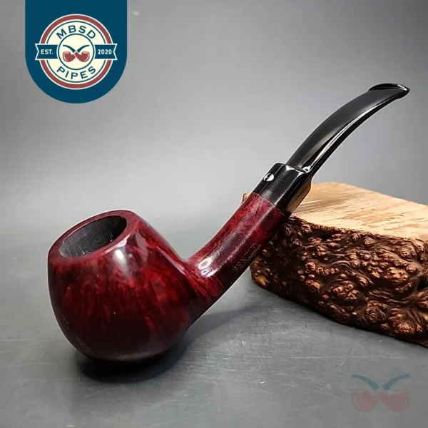 Bentley Former's Design Smooth Apple Estate Briar Pipe, Unsmoked, 9mm