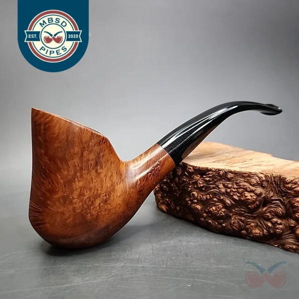 Gigi SM Unique Smooth Freehand Estate Briar Pipe Unsmoked, 9mm