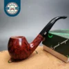 Chacom Centenaire 184, Smooth Bent Apple Estate Briar Pipe, Unsmoked