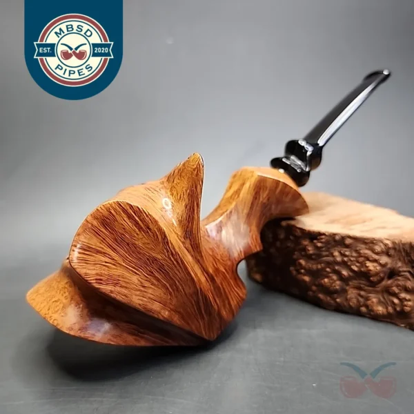 Preben Holm Regal Large Smooth Freehand Sitter Estate Briar Pipe, Danish Estates