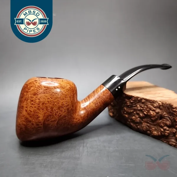 Sasieni Two Dot 107 Smooth Acorn Estate Briar Pipe, English Estates