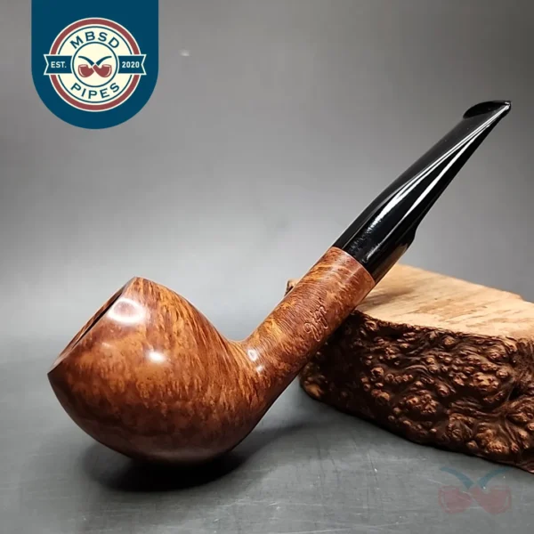 Gigi Novecenio Smooth Pear Estate Briar Pipe Unsmoked, 9mm