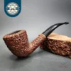Ser Jacopo R2 Rusticated Bent Dublin Estate Briar Pipe, Italian Estates