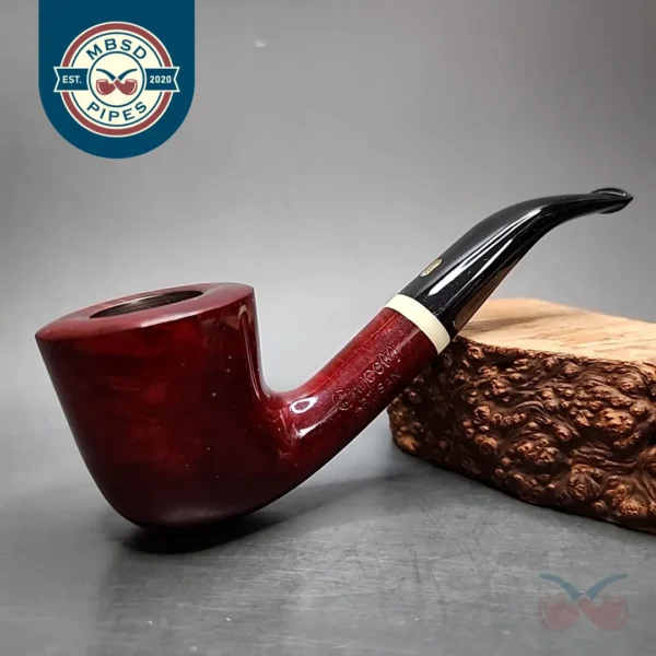 Chacom Artisan 413 Smooth Bent Dublin Estate Briar Pipe, Unsmoked