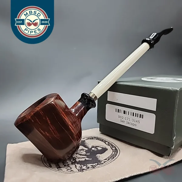 Ser Jacopo Picta Picasso 26 L1 Smooth Estate Briar Pipe, Italian Estates