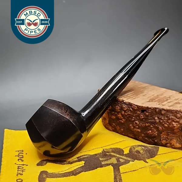 Mastro Geppetto Smooth Panel Apple Estate Briar Pipe, Unsmoked
