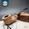 Morgan Bones Bent Pot Briar Pipe, New