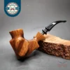 Soren Hand-Carved Freehand Estate Briar Pipe, Danish Estates