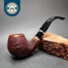 Mastro de Paja Rusticated Bent Apple Estate Briar Pipe, 9mm, Italian Estates