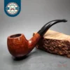 Astleys by Les Wood Smooth Bent Apple Estate Briar Pipe, Unsmoked