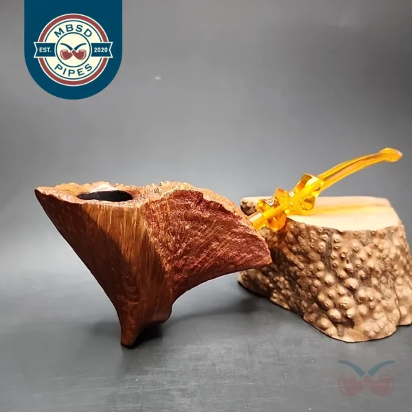 1976 Kerry Wathen Partially Sandblasted Freehand Estate Briar Pipe, American Estates