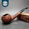 Don Carlos Rusticated Bent Prince Estate Briar Pipe, Italian Estates