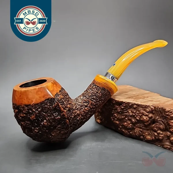 Ardor Urano Fantasy 2020 Bent Egg Estate Briar Pipe, Italian Estates