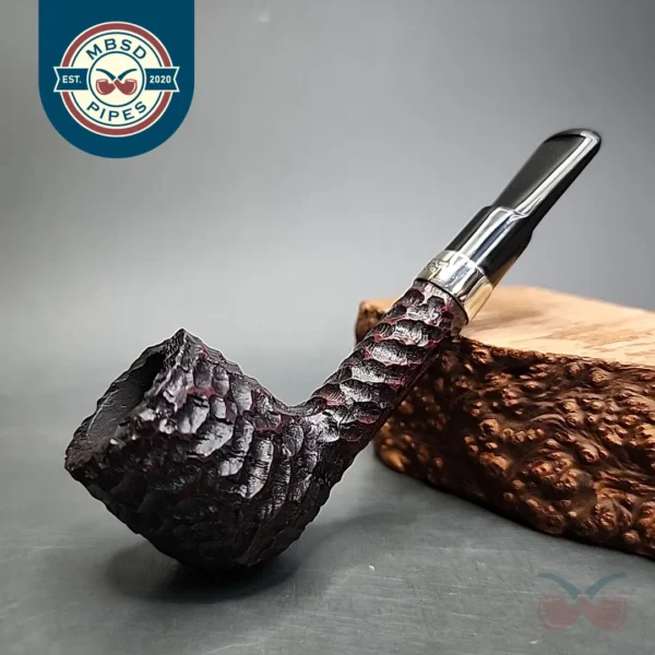 Peterson Junior Rusticated Lovat Estate Briar Pipe, Irish Estates