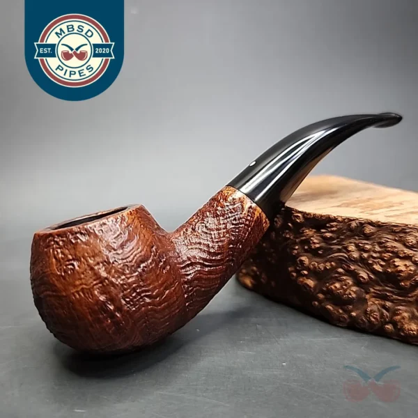 1965 Dunhill Tanshell CK Author Rhodesian Estate Briar Pipe, English Estates