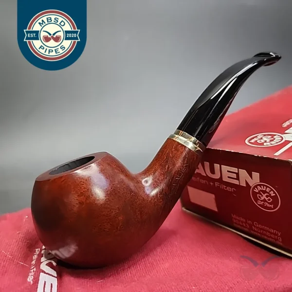Vauen 3210 Smooth Author Estate Briar Pipe, Unsmoked, 9mm