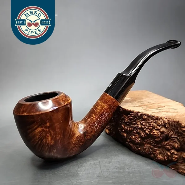 Astleys Smooth Bent Rhodesian Estate Briar Pipe, English Estates