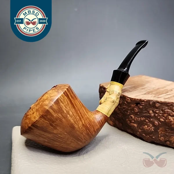 Doctor's Pipes Flash Grade Smooth Dublin Estate Briar Pipe, Other Estates