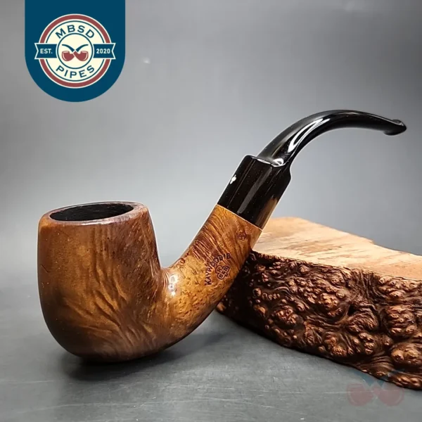 1915-1917 KBB Kaywoodie Smooth Bent Billiard Estate Briar Pipe, American Estates
