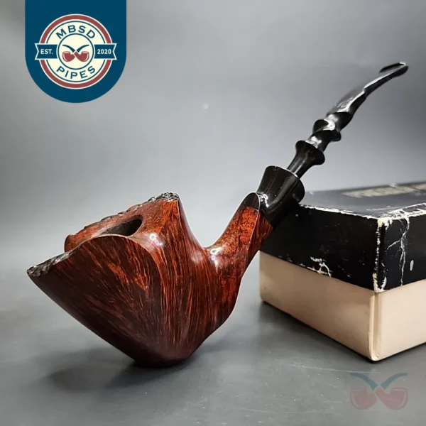 Preben Holm Private Collection, Extra Large Smooth Freehand Estate Briar Pipe, Danish Estates