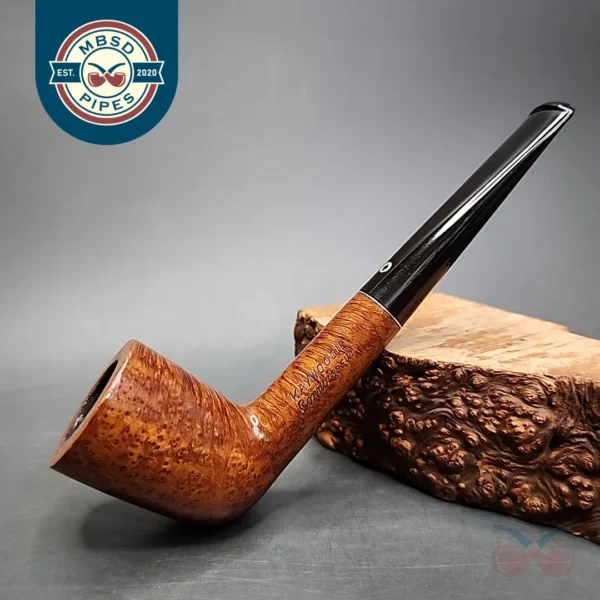 Kaywoodie Connoisseur 08 Smooth Dublin Estate Briar Pipe, 4-Hole Stinger, American Estates
