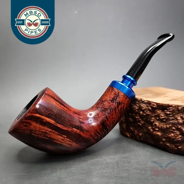 Nording Hold Em Queen Smooth Spigot Horn Estate Briar Pipe, Danish Estates