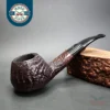 Sasieni 4 Dot Ruff Root Dark Sandblasted Banker Estate Briar Pipe, French Estates