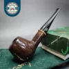 Chacom Trekking 263 Smooth Brandy Estate Briar Pipe Unsmoked, 9mm Adapter