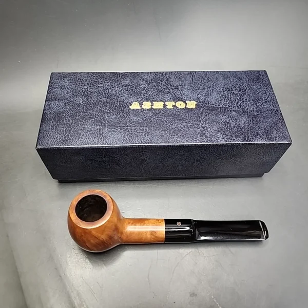 Ashton Sovereign XX Smooth Apple Estate Briar Pipe, English Estates - Image 3