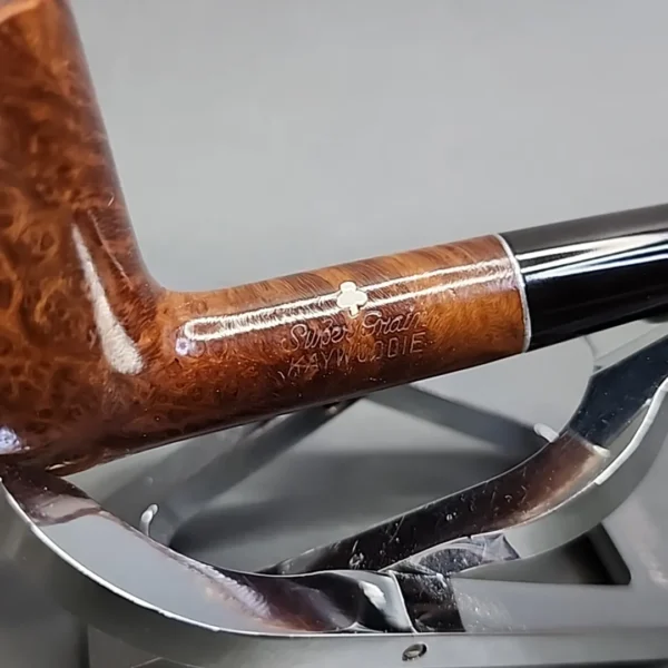 Early Kaywoodie Super Grain 5006 Smooth Dublin Estate Briar Pipe, Big 4 Hole Stinger, American Estates - Image 3