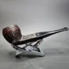 Astleys of London Rusticated Straight Bulldog Estate Briar Pipe - Image 3
