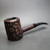 Savinelli Capri Root Briar 310 Rusticated Poker Estate Briar Pipe, Italian Estates - Image 3