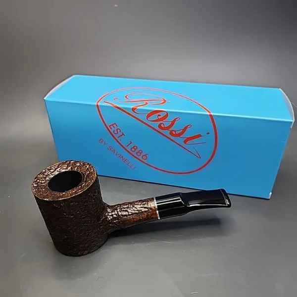 Rossi Sera 8311 Rusticated Poker Briar Pipe, 6mm, New - Image 3