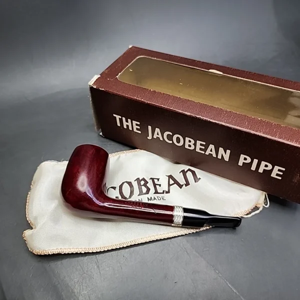 Jacobean Reo by Les Wood, Smooth Lovat Estate Briar Pipe, Unsmoked - Image 3