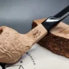 Morgan Bones Straight Bulldog Briar Pipe, New - Image 3