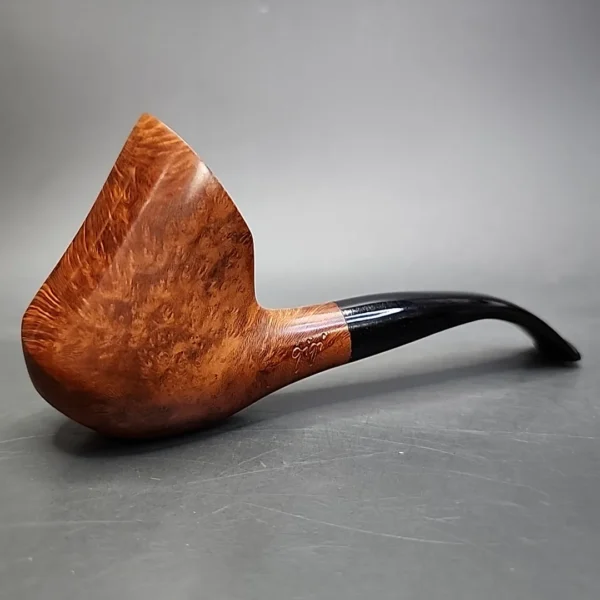 Gigi SM Unique Smooth Freehand Estate Briar Pipe Unsmoked, 9mm - Image 3