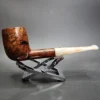 BBB Tortoise 606 Smooth Billiard Estate Briar Pipe, English Estates - Image 3