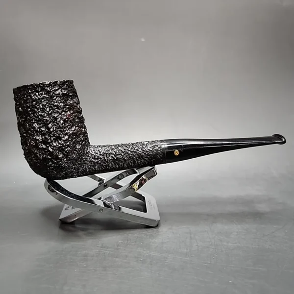 Darnell Old Briar 572 Rusticated Straight Billiard Estate Briar Pipe, Unsmoked - Image 3