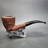 Ser Jacopo R2 Rusticated Bent Dublin Estate Briar Pipe, Italian Estates - Image 3