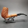 Ascorti Business Rusticated Stack Estate Briar Pipe, Italian Estates - Image 3